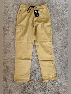 Classic Khaki Cargo Pants for Men